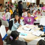 Women with diverse types of disabilities being oriented on evidence-based advocacy rooted in the CEDAW Concluding Observations.